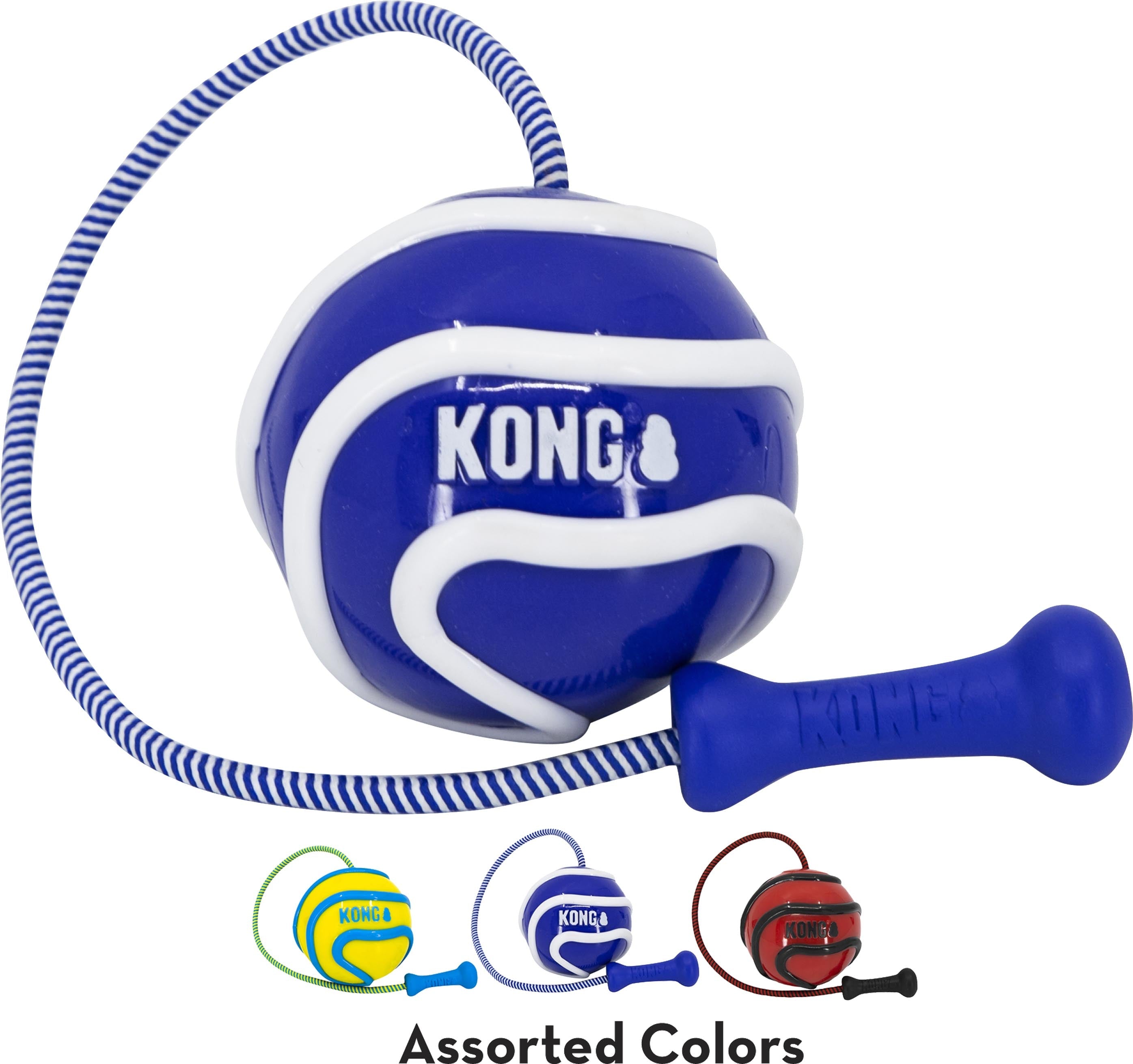 Kong hond Wavz Bunji Ball assorti, medium