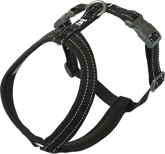 Hurtta Harness Casual Y-Eco Schwarz - Hundeleine - 45-55 cm