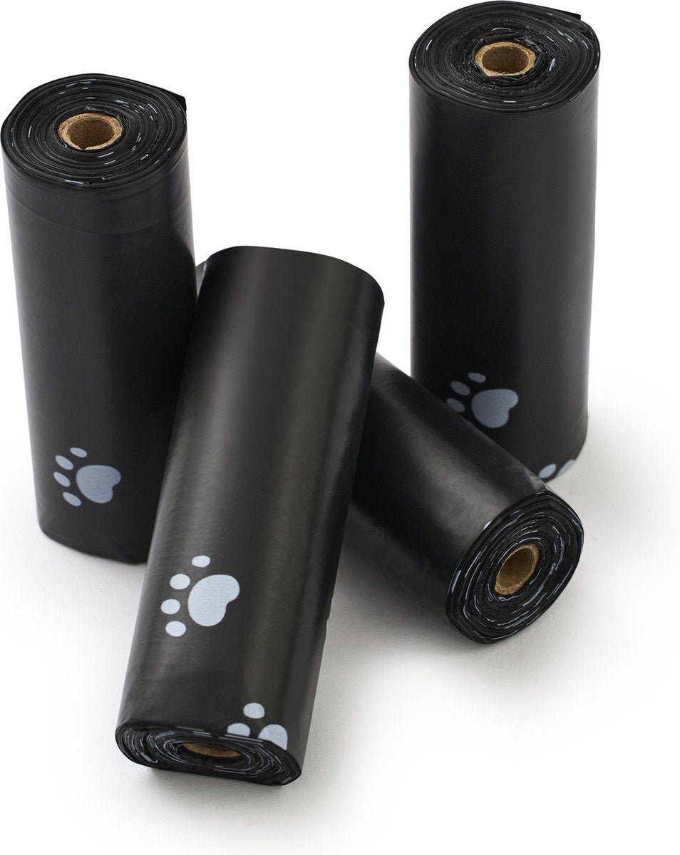 Rotho Biala - Hygiene Bags - Zwart - 4 rollen a 16 stuks