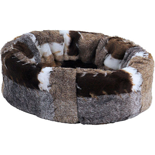 Boony zachte teddymand blok grijs of bruin