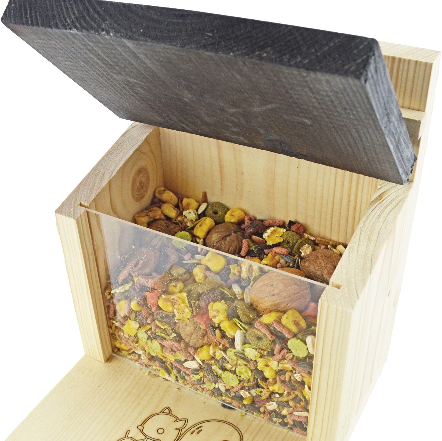 Voederhuis nova voor eekhoorns 19 x 21 x 24 cm