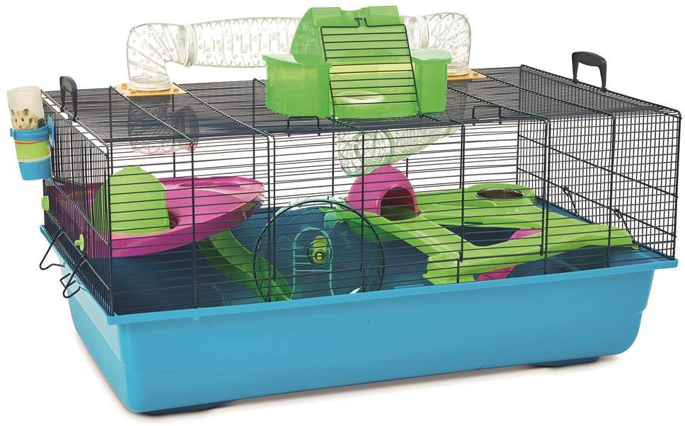 Hamsterkooi heaven metro 80 x 50 x 50 cm marine