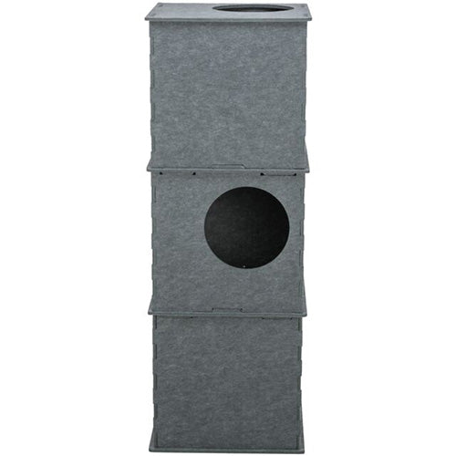 Trixie Nele Katzenturm aus Filz - 38x38x105 cm