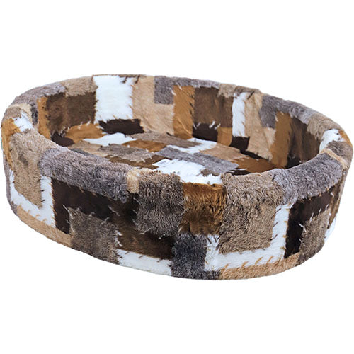 Boony zachte teddymand blok grijs of bruin