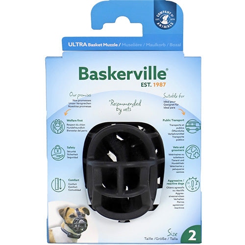 Company of Animals Baskerville Ultra Muzzle Muilkorf/Muilband - Verkrijgbaar in 6 maten