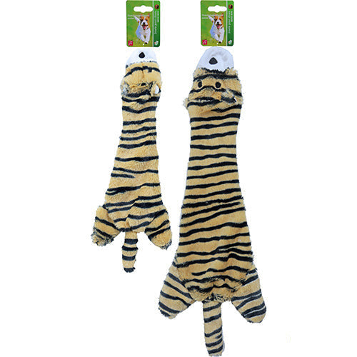 Knuffel platte pluche Tijger 2 maten