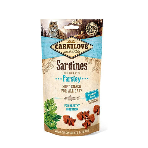 Carnilove Soft Snack Sardientjes met peterselie 50 g