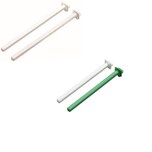 Sitzstange aus Kunststoff, weiß und farbig, 18-22 cm