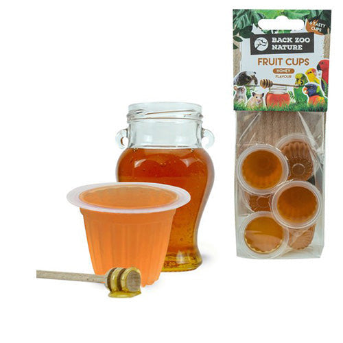 Fruitcups in verschillende smaken voor vogels per 6 stuks