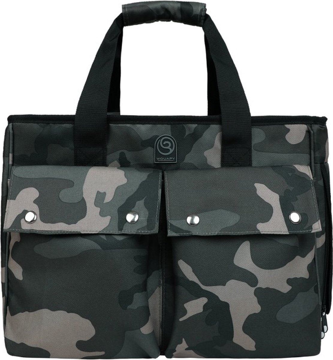 Wouapy - Draagtas - Transportzak "Baroudeur" - Kleur: Camouflage - Afmetingen: 40x21x30 cm