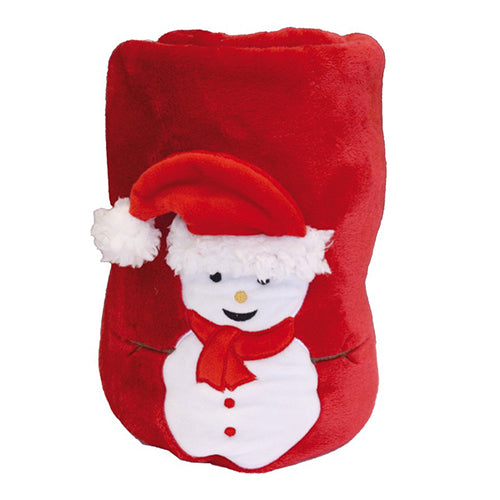 Croci - Kerstdeken met Kerstman - Hondendeken - Kattendeken - 100X70 cm