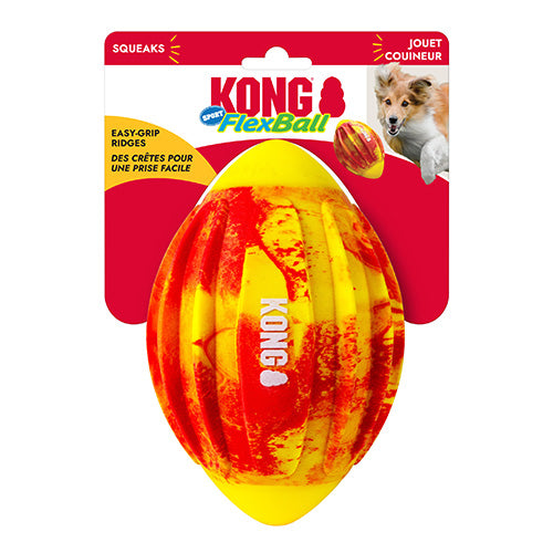 Kong Flexball Sport Fußball Medium - 11,4 x 17,7 cm