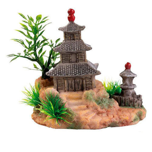 SuperFish Aquarium Decoratie Tempel - 7,4x10x11 cm