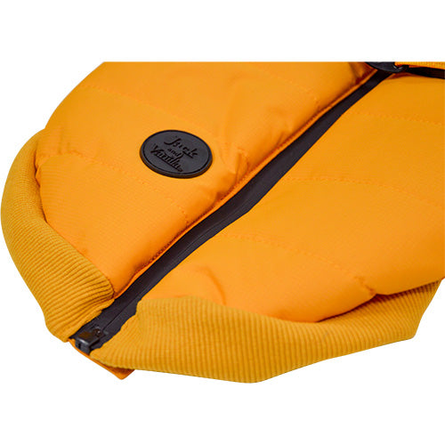 Jack and Vanilla Dogwalk Jacket Harness London – Hundemantel mit Geschirr – Gelb – Erhältlich in 7 Größen