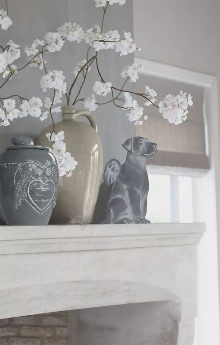 Happy-House Memory Collection Beeld Hond 15x11x23 cm Hardsteenlook Small