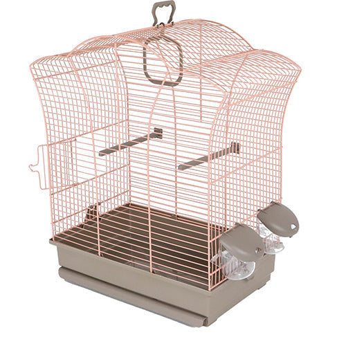 Voltrega vogelkooi 649 salmon/mocca 44 x 26 x 51 cm