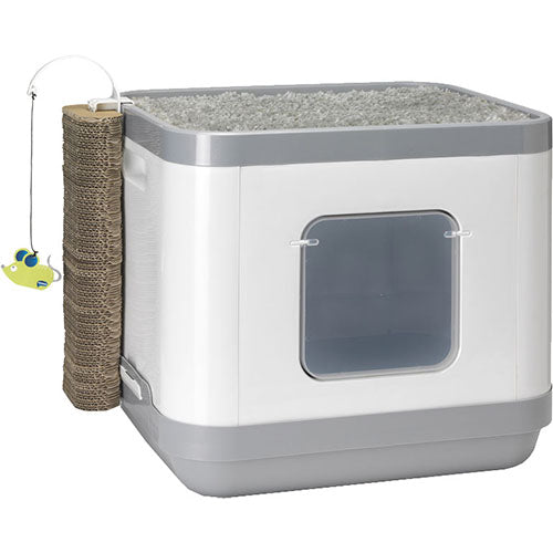 Moderna Kattenbak/Kattenmand - Grijs - 47.5 x 39.5 x 40 cm