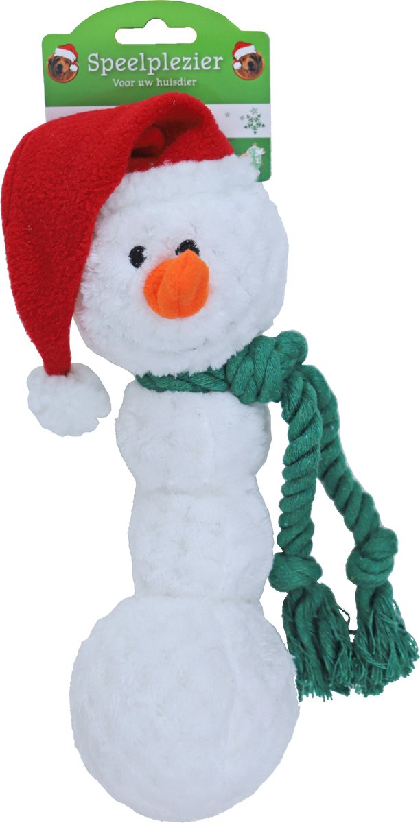 Boon - Kerst Sneeuwpop - pluche met piep - assorti - 35 cm - 1 stuk