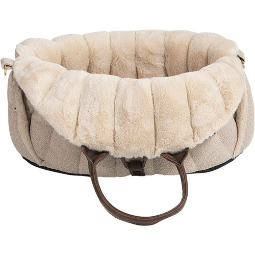 Animal Boulevard Home&Away Stadstas/ Draagtas Diana Boucle - Verkrijgbaar in Beige en Bruin