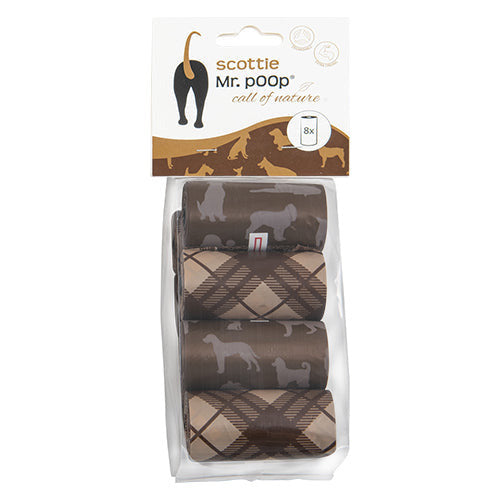 Mr. Poop Navulling poepzakjes in verschillende kleuren