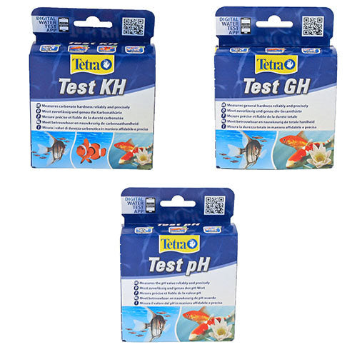 Tetra Testkits für Süßwasser pH - KH - GH