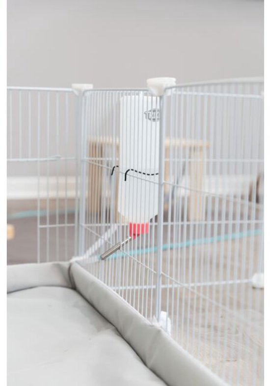 Trixie Indoor ren, metaal/kunststof, 140 × 35 × 70 cm, wit