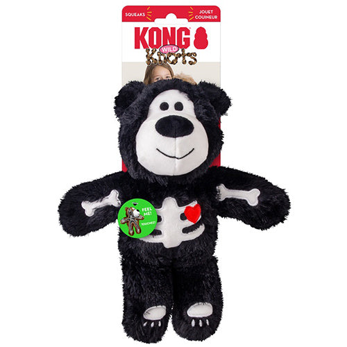 Kong halloween wildknots skeleton bear assortie m/l
