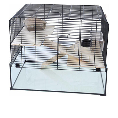 Boon Interzoo Hamsterkooi Vision 58 Zwart 58,5 x 38 x 47 cm