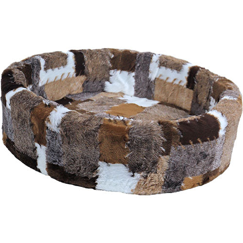 Boony zachte teddymand blok grijs of bruin