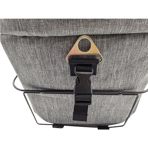 Animal Boulevard Travel Fietsmand & Draagtas Voor Achteraan - Grijs - 32x48x45 cm