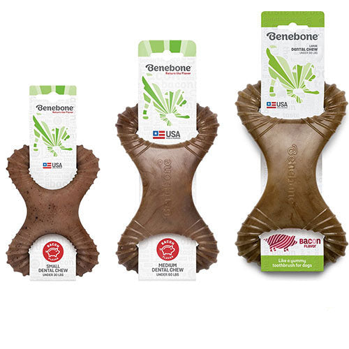 Benebone Dental Chew Pindakaas - Bacon - Braadkip
