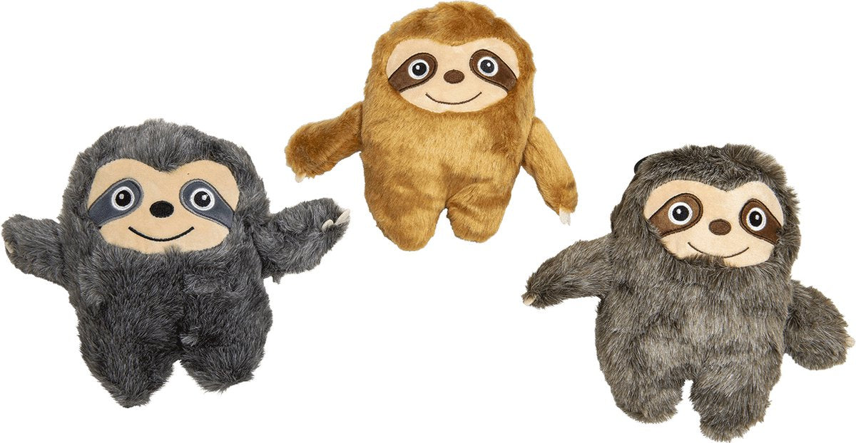 Jack And Vanilla - Speelgoed - Velveties Luiaard - Assorti - 24cm