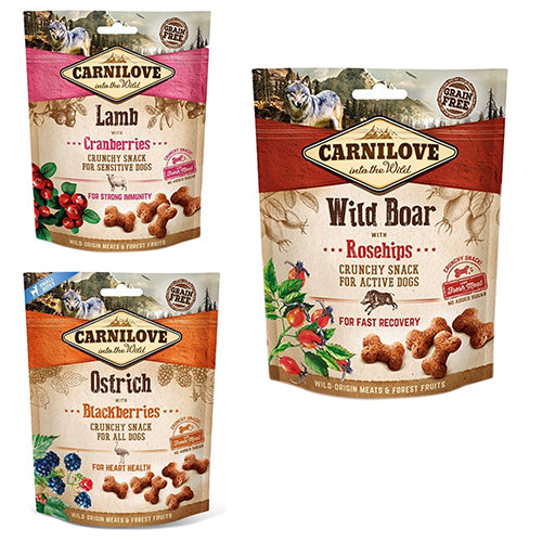 Carnilove crunchy snacks 200 gr - 3 smaken