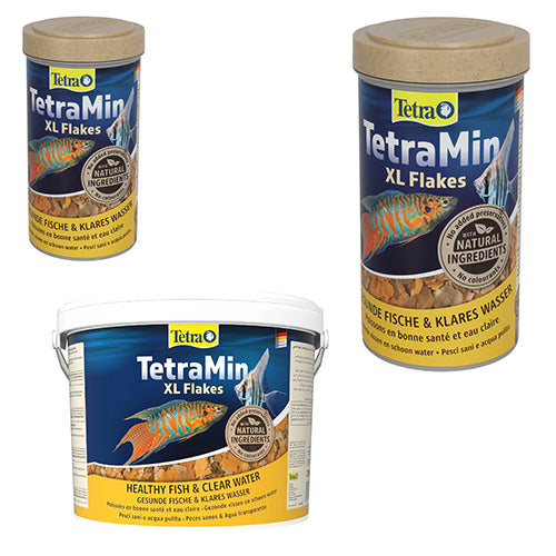 TetraMin XL Flocken – Große Flocken – Erhältlich in 500 ml – 1 l – 10 l