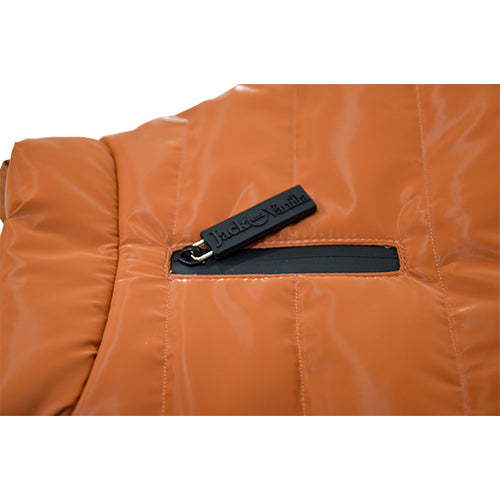 Jack and Vanilla Dogwalk - Warme Hondenjas - Jacket Puffer Berlin - Oranje - Verkrijgbaar in 8 maten