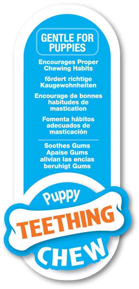 Nylabone Puppy kauwbot - Rundvleessmaak - tot 7 kg - XS