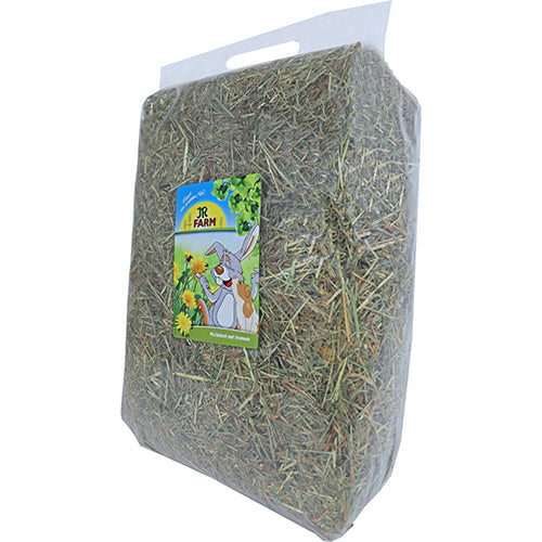 Jr Farm weidehooi - appel - paardenbloem - wortel - pepermunt 500 gr - 1,5 kg