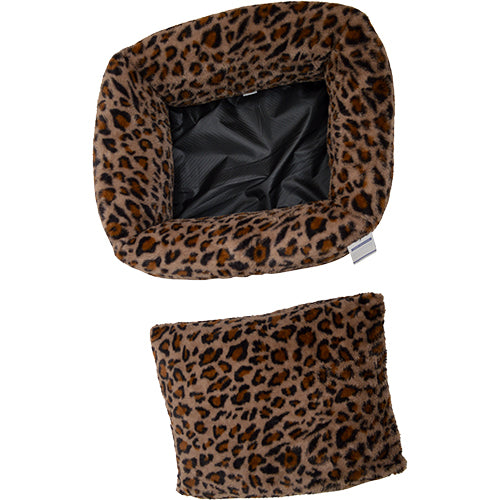 Animal Boulevard - Leopard Bruin Hondenmand - 2 maten