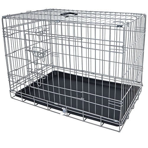 Hondenbench - draadkooi - taupekleur - 2 deuren - verschillende maten