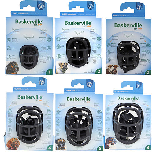 Company of Animals Baskerville Ultra Muzzle Muilkorf/Muilband - Verkrijgbaar in 6 maten