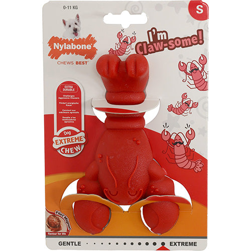 Nylabone Regular Lobster Lilet Mignon Kauspielzeug - Klein: Für Hunde bis 11 kg
