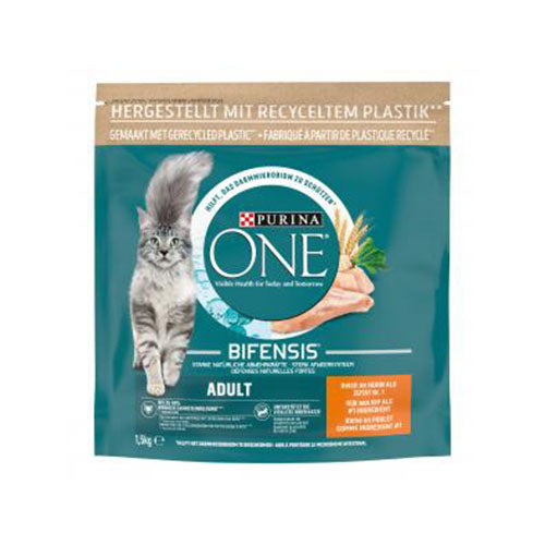 Purina One adult kip en verse groenten 1,5kg