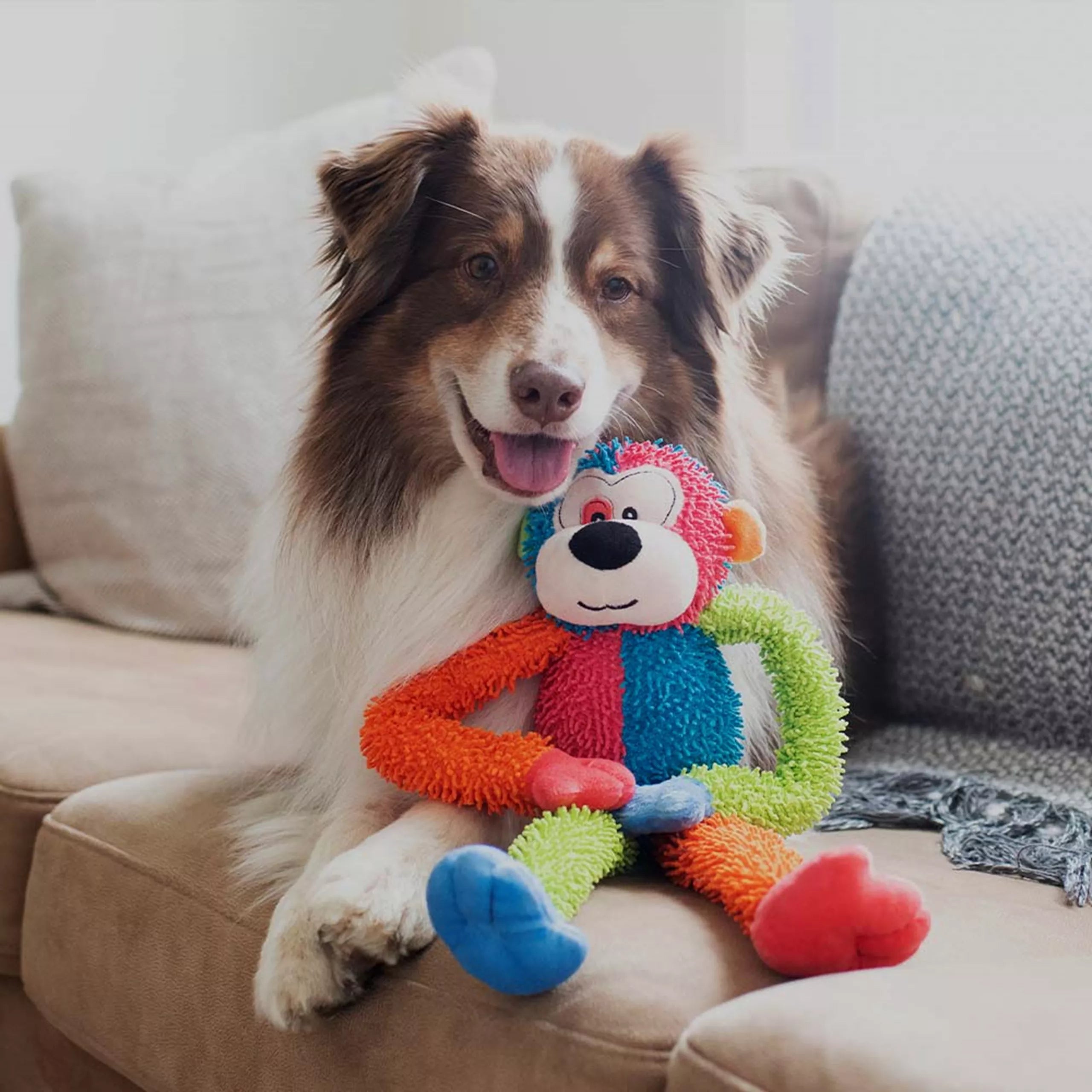 Multipet Multicrew Monkey aap 45 cm mit Piep