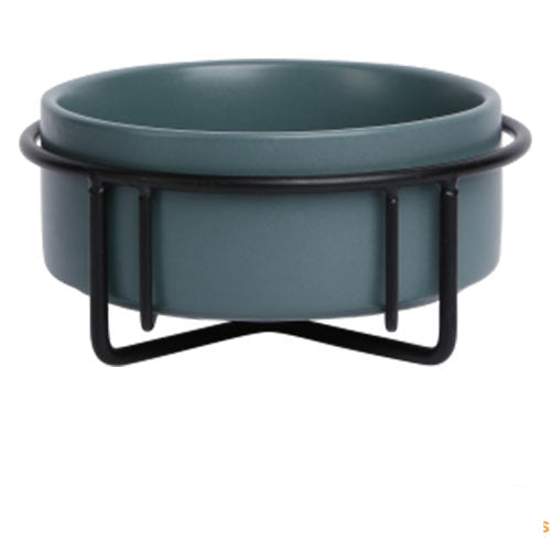 Jack and Vanilla keramische voerbak metalen stand Bon Appetit