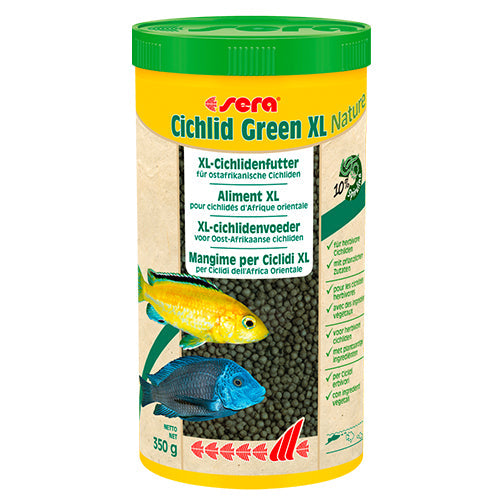 sera Cichlid Green XL Nature - 1000 - 3800 ml - 3,6 kg