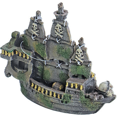 Boon Aqua Deco Ornament Gezonken Galjoen 12x10x4 cm