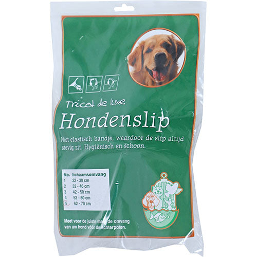 Heat Panties/Hundeslips - Tricot de Luxe - Schwarz - Erhältlich in 5 Größen