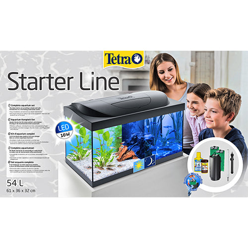 Tetra Aquarium Starter Set - 54 liter - 60 x 30 x 30 cm - Zwart of Wit