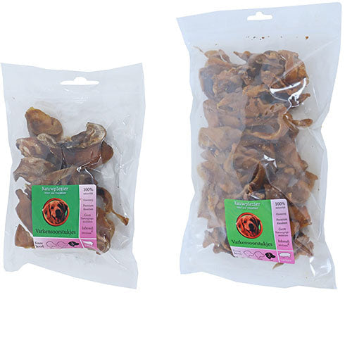 Boon Natuurlijke Snack Varken - Varkensoorstukjes verkrijgbaar in 200 of 425 gram