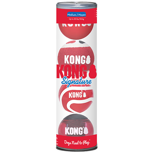 KONG Signature Balls – 4x Afwisseling & Apporteerplezier in één set!